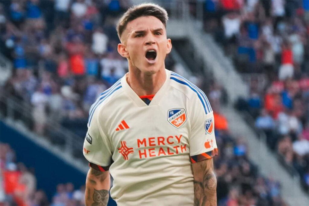 Luca Orellano Foto cortesía FC Cincinnati